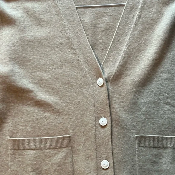 I. Crew cropped cashmere cardigan sweater size sm - Picture 2 of 6